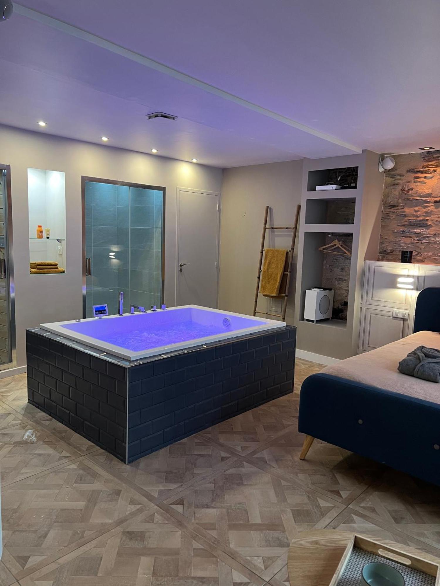 Appartement Avec Jacuzzi Sauna & Home Cinema - Nid D'Angers Exterior photo