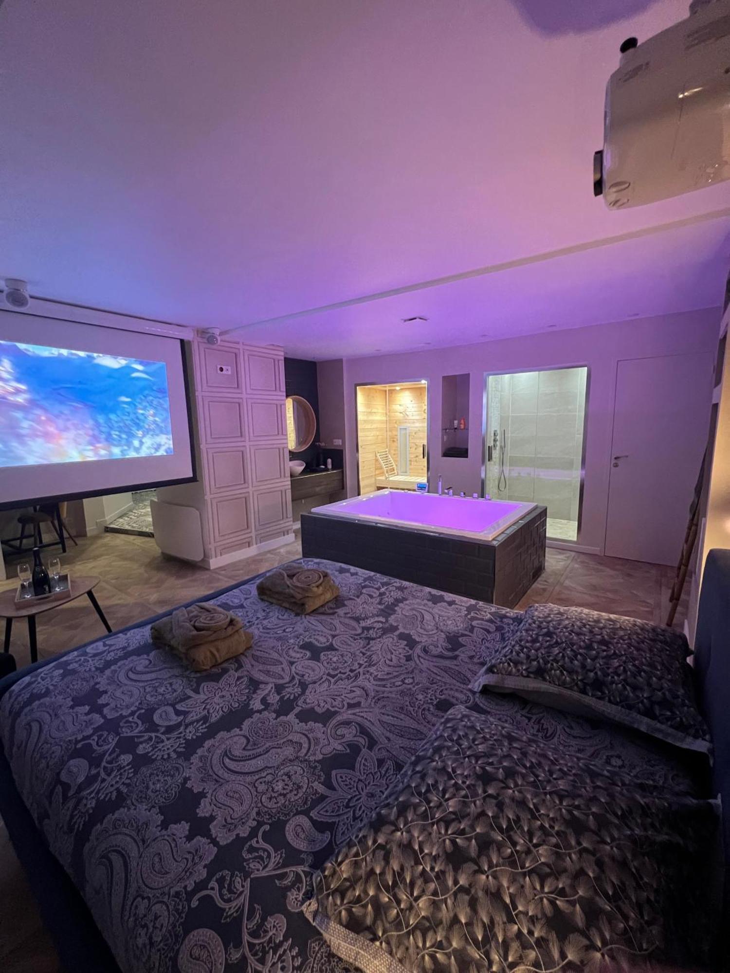 Appartement Avec Jacuzzi Sauna & Home Cinema - Nid D'Angers Exterior photo
